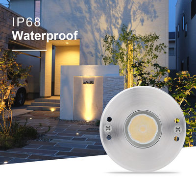 Luci per piscina a LED subacquee IP68 in acciaio inossidabile 316 1W 2W sommergibili con lente asimmetrica
