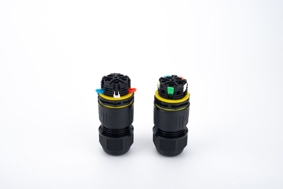 32A 250VAC IP68 connettore a due vie impermeabile 6 - 12mm Dia Wire Cable Connector