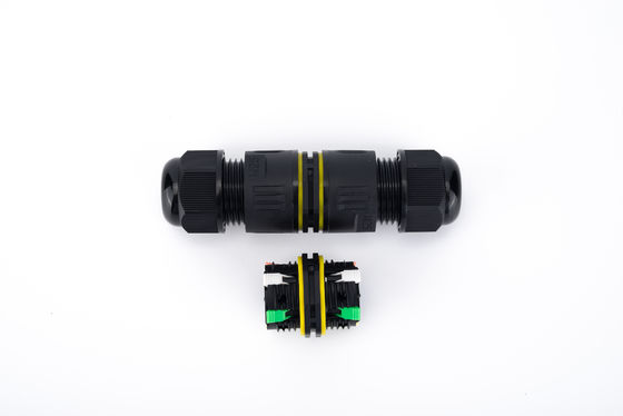 32A 250VAC IP68 connettore a due vie impermeabile 6 - 12mm Dia Wire Cable Connector
