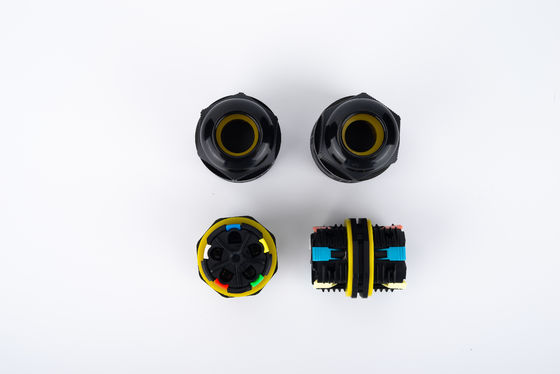 32A 250VAC IP68 connettore a due vie impermeabile 6 - 12mm Dia Wire Cable Connector