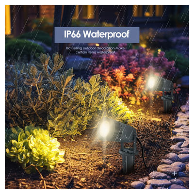 IP65 all'aperto 6W COB Illuminazione a terra angolo regolabile verso l'alto e verso il basso Luce spot giardino Led Spike Light