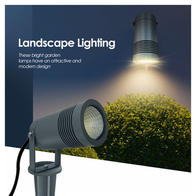 IP65 Luce di paesaggio a LED 10W 2700k 3000k Lampada architettonica Fecade Illuminazione da giardino con base o punta