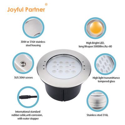 Nuova fabbrica diretto IP68 impermeabile 316 in acciaio inossidabile luci di piscina sommergibile 20W/40W LED luce di stagno