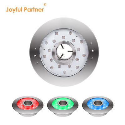 Lampada di fontana subacquea IP68 18W RGB acciaio inossidabile 316 per fontana musicale