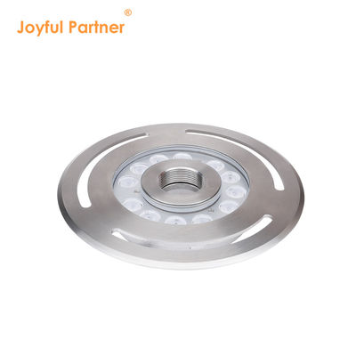 Luce di fontana subacquea IP68 12W 24W 36W Caldo Bianco Blu RGB Acciaio inossidabile 316L con diametro 285mm