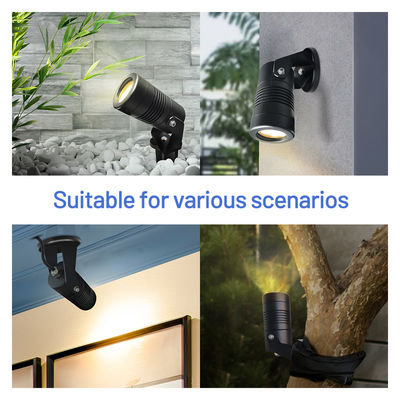 12V 24V IP65 Aluminio 6W 3000k Led Spike Garden Light Outdoor Paesaggio Spot Lawn Light
