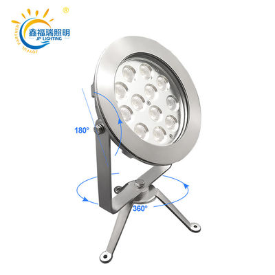 CE ROHS Certificazione DC 24V IP68 Fornitura di fabbrica 12X1W LED monocolore immersibile basso voltaggio luci di stagno