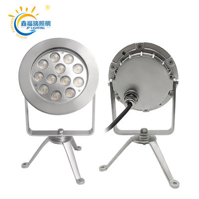 CE ROHS Certificazione DC 24V IP68 Fornitura di fabbrica 12X1W LED monocolore immersibile basso voltaggio luci di stagno