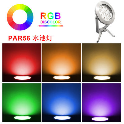 CE ROHS Certificazione DC 24V IP68 Fornitura di fabbrica 12X1W LED monocolore immersibile basso voltaggio luci di stagno