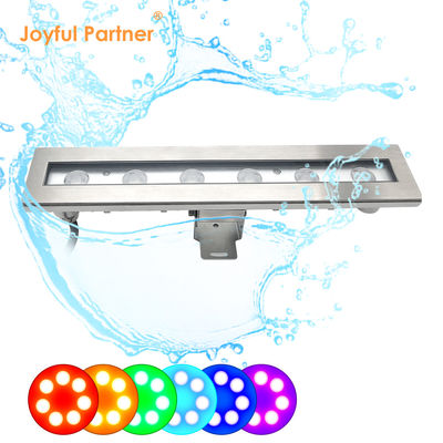 Fabbrica Fornitura diretta IP 68 Voltaggio di ingresso 24VDC 6X1W LED Angolo di fascio monocolore 8 gradi Lampade LED stagno