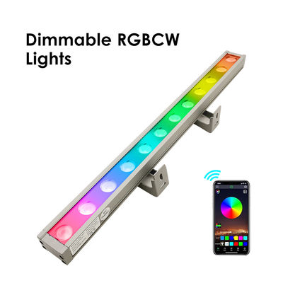 DC24V tensione IP65 resistente all'acqua RGB Light Bar esterni illuminazione a parete lavaggio per progetti di illuminazione esterna