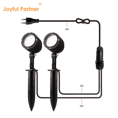 5W all'aperto Powder Coating Housing Led Single Color Plastic Spike DC24V Lampade per il giardino per gli alberi