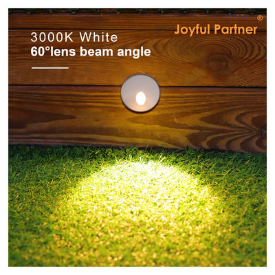 2W luce a LED DC24V luci a gradino bianco caldo IP65 impermeabile luce da parete scala con montaggio in plastica