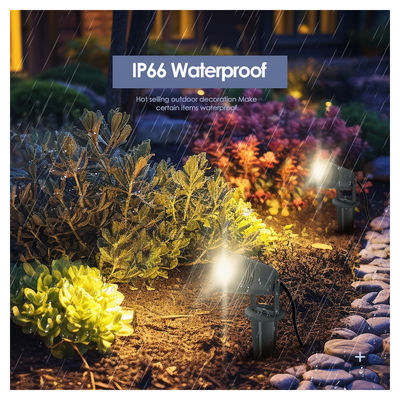 2024 Nuovo corpo in alluminio IP66 impermeabile a bassa tensione 6W CREE COB 12V luci a punta a LED per passeggiata