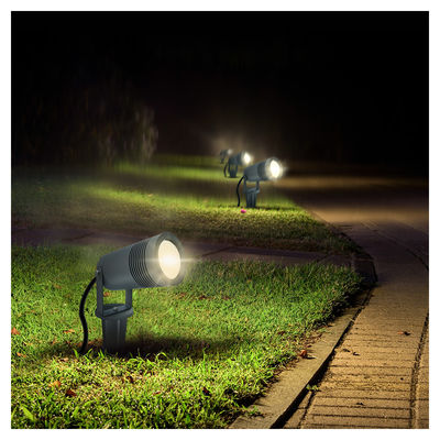 Illuminazione paesaggistica esterna in bianco freddo