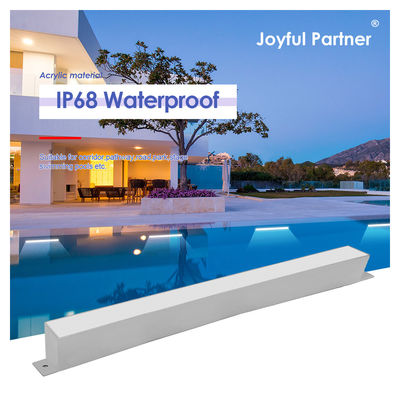 Illuminazione lineare piscina IP68 esterno DC24V 316 in acciaio inossidabile LED lineare lampada a barra Bianco freddo
