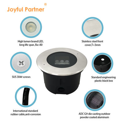 Illuminazione per ponti a LED per esterni IP67 Personalizzazione completa Vetro temperato diffuso DC24V Per giardini e sentieri