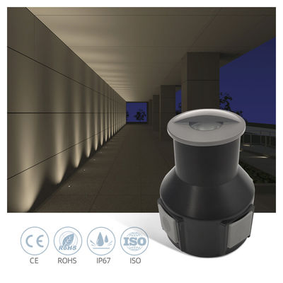 3W LED IP67 impermeabile 24V caldo bianco sotto terra luci sepolte per paesaggio esterno