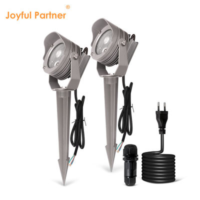 3W 6W RGB IP67 impermeabile DC12V 24V riflettore ottico LED di plastica Spike Spot Light per alberi da giardino