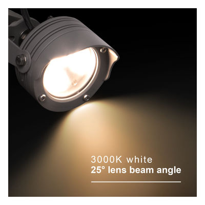 3W 6W RGB IP67 impermeabile DC12V 24V riflettore ottico LED di plastica Spike Spot Light per alberi da giardino