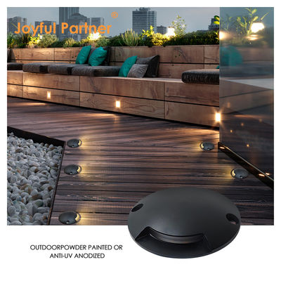 IP67 Inground Deck Light Mini Piccole dimensioni 1W Materiale in alluminio DC24V Per il giardino del parco a tema