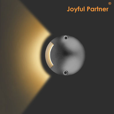 Emittente laterale di luce a terra rotonda a bassa tensione DC 24V 3000K IP67 alluminio bianco freddo