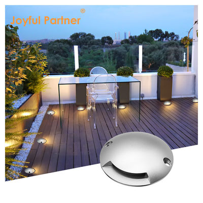 Emittente laterale passo in profondità di luce rotonda a bassa tensione 1W DC 24V 3000k IP67 impermeabile Cold White alluminio alloggiamento