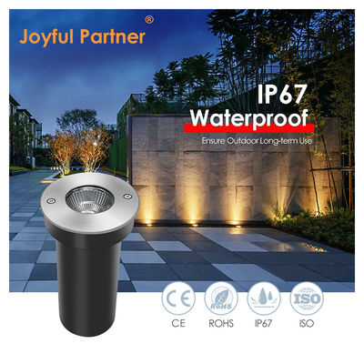 Giardino luce sotterranea IP65 Acqua resistente all'alluminio AC100-240V COB LED 6W Con scatola di montaggio