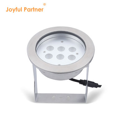Luce riflettore a LED subacquea in acciaio inossidabile 316L 24W RGBW 4in1 IP68 impermeabile DC 24v Alta luminosità