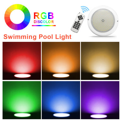 Piscine a LED luce cambio colore telecomando 18W PAR56 IP68 impermeabile montato a parete