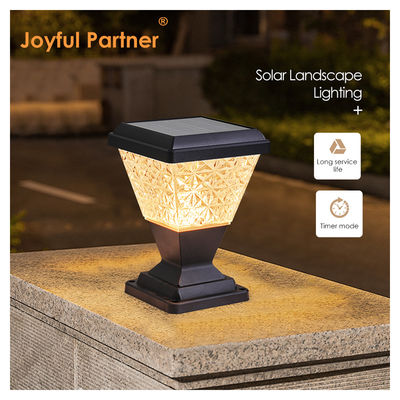 Lumiera esterna a colonna solare IP65 impermeabile 2835 SMD LED 150lm/w Alloggiamento anti-UV PC