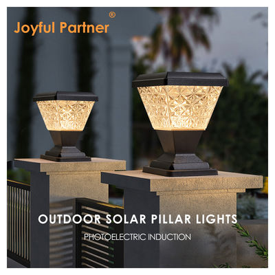 Luce da pilastro solare 150lm/W Anti UV PC alloggiamento telecomando 6500K