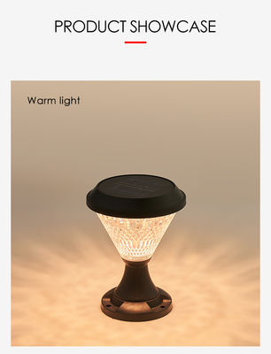Luce da giardino solare per esterni Materiale ABS Epistar SMD DIA 245mm IP65 APP Controllato stile europeo