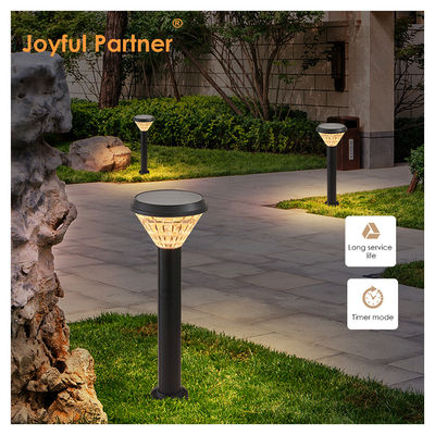 Luci per giardino solare per esterni fino a 12 ore di durata Lenti di plastica Materiale in alluminio ABS Controllo della luce con Epistar SMD