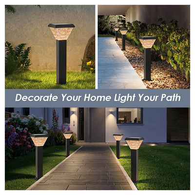 Luci solari esterne IP65 impermeabile Epistar 2835 telecomando Bianco fresco 2 anni di garanzia per il percorso di spike in terra
