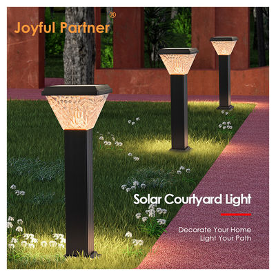 2024 LED Solar Outdoor Pathway Light IP65 Alta luminosità Bianco RGB Colore con pannello solare Carica solare
