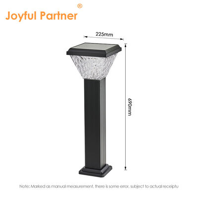 Luce per prato solare all'aperto a LED Batteria di grande capacità ABS Materiale in alluminio colore RGB adatto per i parchi del cortile