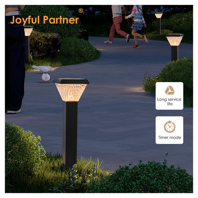 Luce per prato solare all'aperto a LED Batteria di grande capacità ABS Materiale in alluminio colore RGB adatto per i parchi del cortile