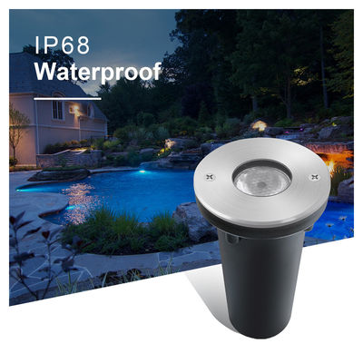 Lampada LED RGB subacquea da esterno a bassa tensione RGB 3W 1W LED IP68 impermeabile