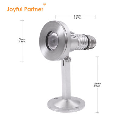 LED Underwater Spot Light Waterproof IK07 1*2W LED DC24V DMX RGBW 6W Per fontana