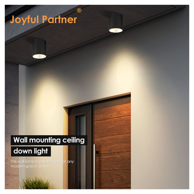 Lampade per cortile all'aperto a LED per cancello AC 220v Caldo Bianco e fresco Bianco Materiale di alluminio 15W Lampade da parete a LED COB