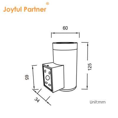 Lanterne da parete a LED da giardino con alloggiamento in lega di alluminio estruso verso l'alto e verso il basso