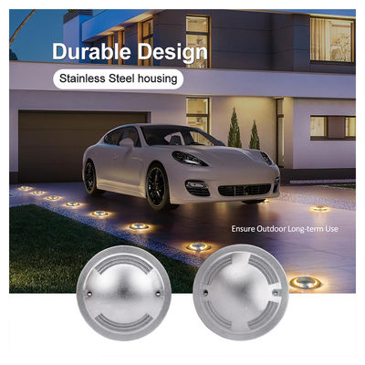 IP67 Ultra-sottile sepolto Inground Uplight 12V 24V impermeabile Deck Light Lampada a terra in incasso