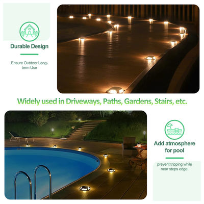 Gioioso Acqueproof Incrusted LED luce in terra Puro alluminio 6063 alloggiamento Uno Due Quattro Strade di emissioni laterali