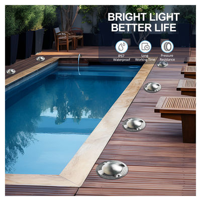 Gioioso Acqueproof Incrusted LED luce in terra Puro alluminio 6063 alloggiamento Uno Due Quattro Strade di emissioni laterali