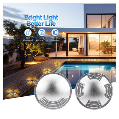 2W IP67 LED Inground Lights Outdoor Ultra Thin Diameter 55mm SMD LED Walkover Lights Con Alloggiamento In Alluminio