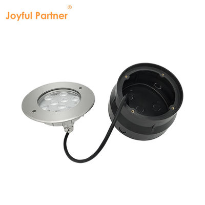 12V 24V LED luce subacquea 9W 18W RGB a colori pieni in acciaio inossidabile IP68 luci per piscina