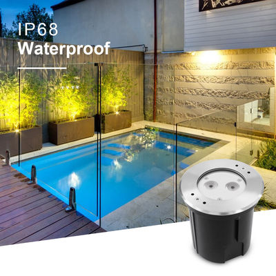 IP68 RGBW 4in1 Fontana impermeabile Led Light Acciaio inossidabile 316 DC 24V con lente asimmetrica