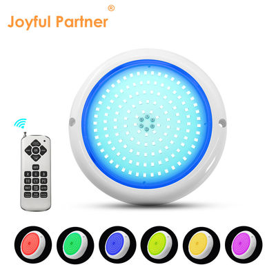 Piscine di piscina luce IP68 Cambiamento di colore AC12v Resina Riempito Piatta superficie RGB montata 180mm Dia