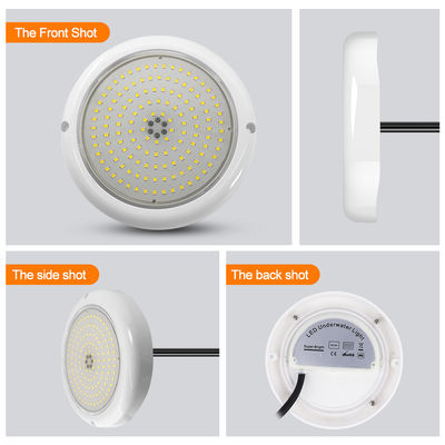 PAR56 LED Pool Light RGB AC12V IP68 Riempito di resina ABS+PC Materiale DIA152*26mm Angolo di fascio 120 gradi